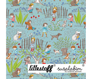 Bio Jersey Lillestoff - Hundeliebe